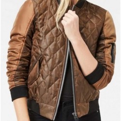 Jemma Simmons Agents of Shield movie Quilted Jacket