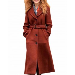 The Undoing Nicole Kidman Brown Coat