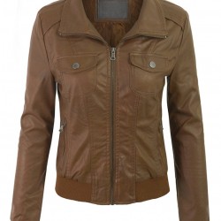 Removable Hood Bomber Jacket for womens