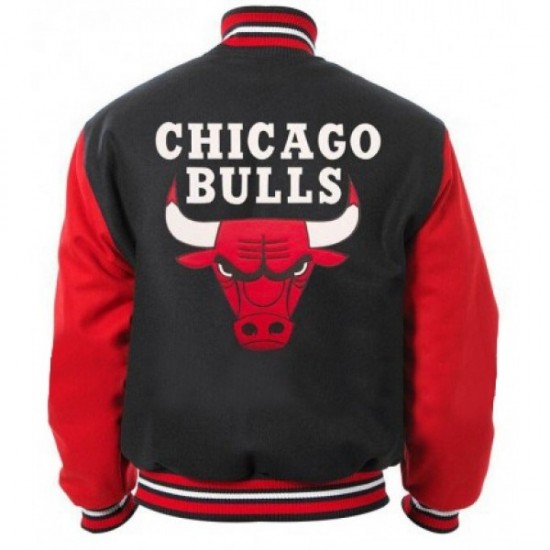 Chicago Bulls Pullover Bomber Jacket 