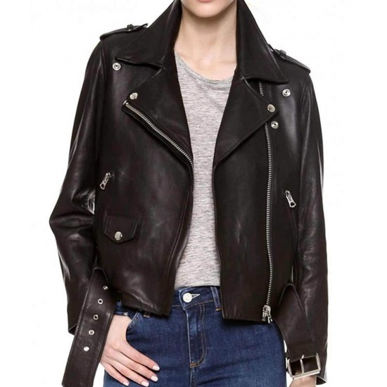 Melania Trump I Really Don’t Care Leather Jacket