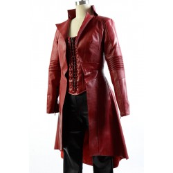 Red Civil War Scarlet Witch Coat