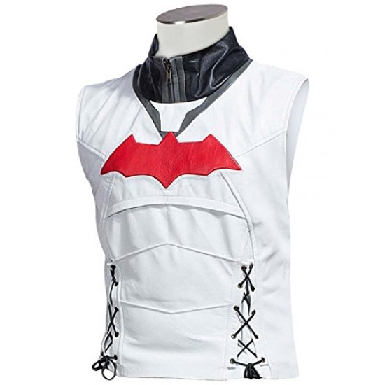 Arkham Knight Red Hood Batman Gaming Jacket With Vest