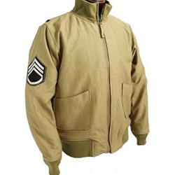 Brad Pitt Fury WW2 Bomber Cotton Jacket