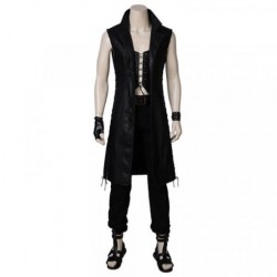 Devil May Cry V Vitale Black Leather vest Coat