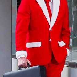 Men’s Christmas Santa Suit Blazer For Men's