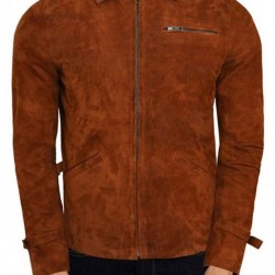 Allied Brad Pitt Max Vatan Brown Leather Jacket