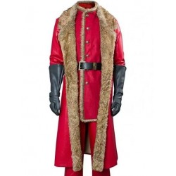 The Christmas Chronicles Kurt Russell Red Leather Coat