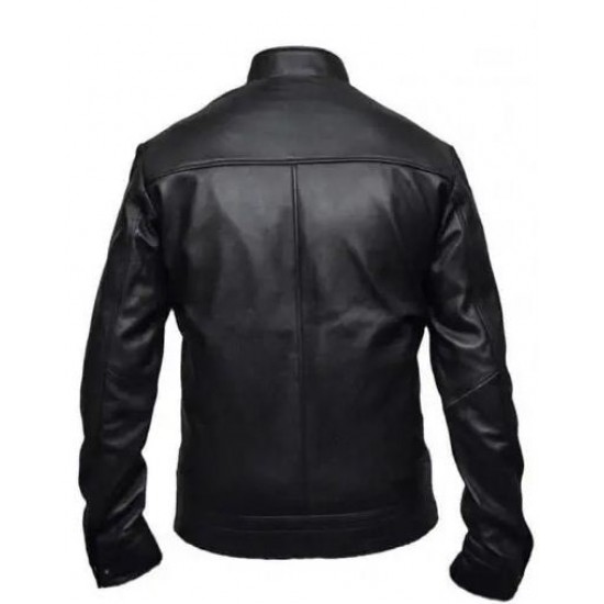 Dean Ambrose WWE  Stylish Black Leather  Jacket 