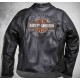 Harley Davidson Men Black Leather Jacket
