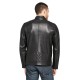 Mens Black Leather Biker Jacket for Sale