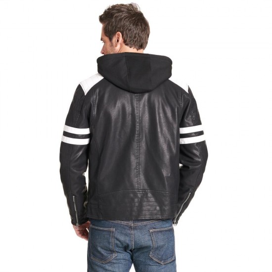 Mens Leather Moto Jacket for Sale