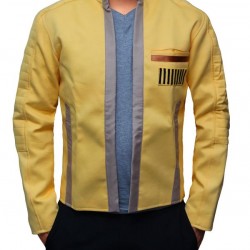 Luke Skywalker Star Wars Leather Yellow Jacket
