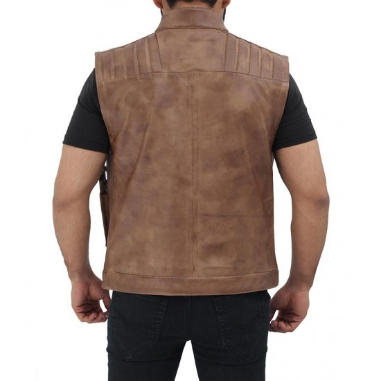 Star Wars Rise of the Skywalker Finn Leather Vest