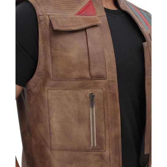 Star Wars Rise of the Skywalker Finn Leather Vest